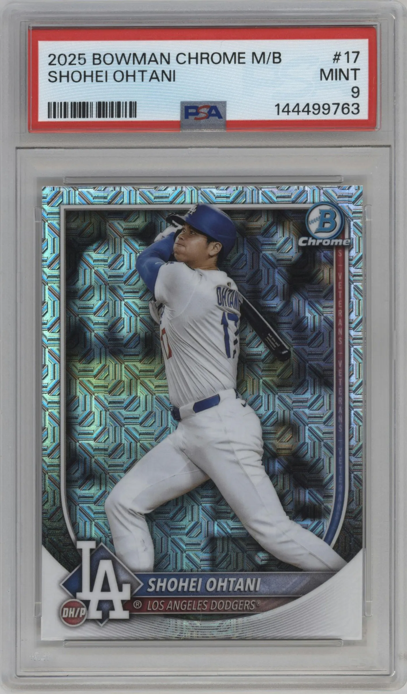 2025 Bowman Chrome Mega Box Shohei Ohtani PSA 9