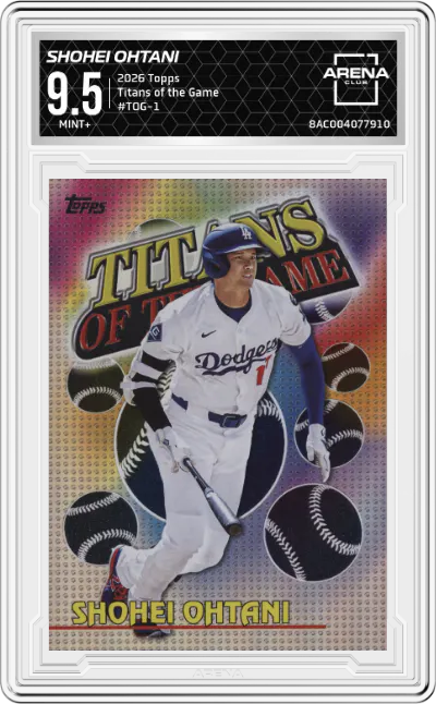 2026 Topps Titans of the Game Shohei Ohtani #TOG-1 ARENA CLUB 9.5
