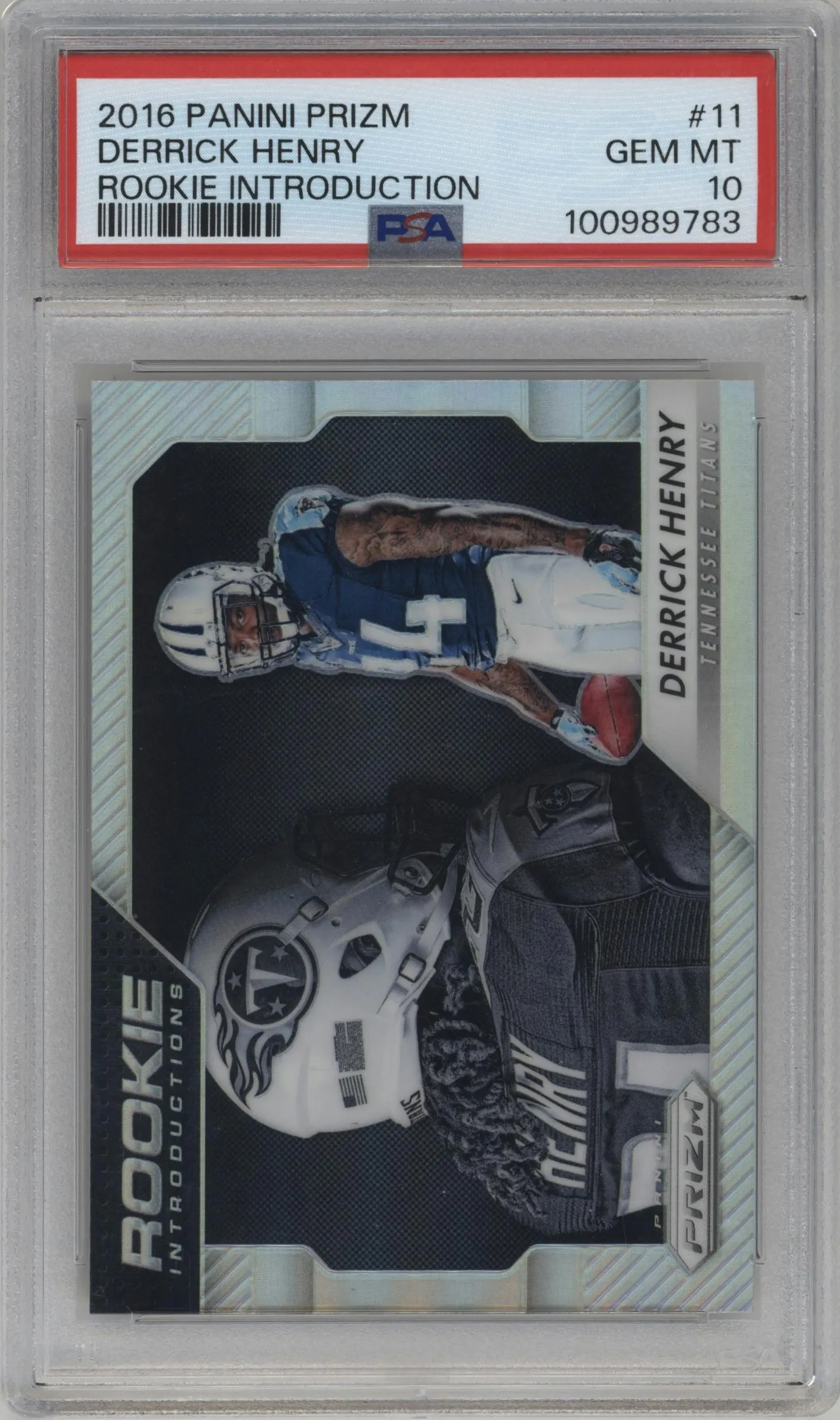 2016 Panini Prizm Rke.Introductions Derrick Henry #11 PSA 10