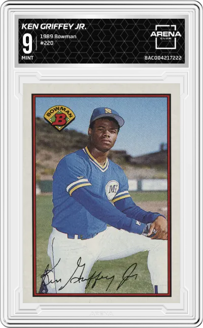 1989 Bowman Ken Griffey Jr. #220 ARENA CLUB 9