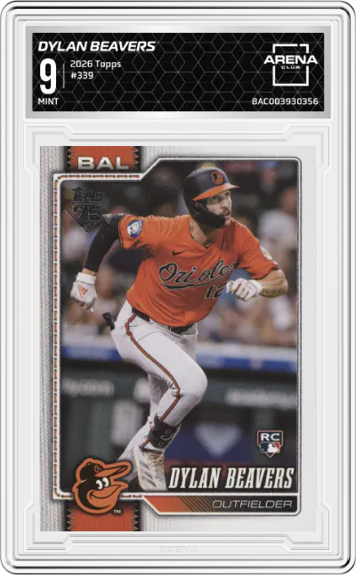 2026 Topps Dylan Beavers #339 ARENA CLUB 9