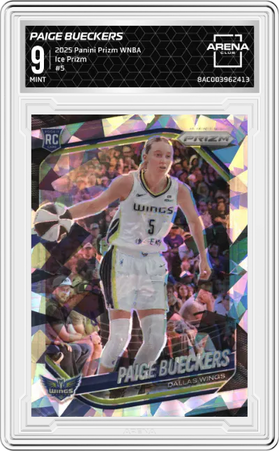 2025 Panini Prizm WNBA Paige Bueckers Ice Prizm ARENA CLUB 9