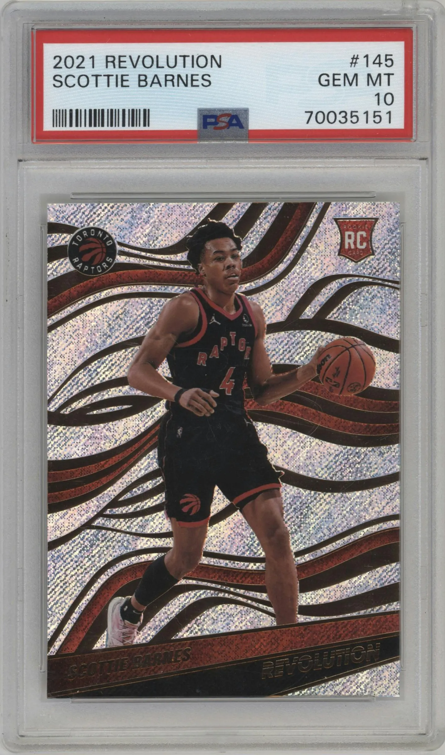 2021 Panini Revolution Scottie Barnes #145 PSA 10