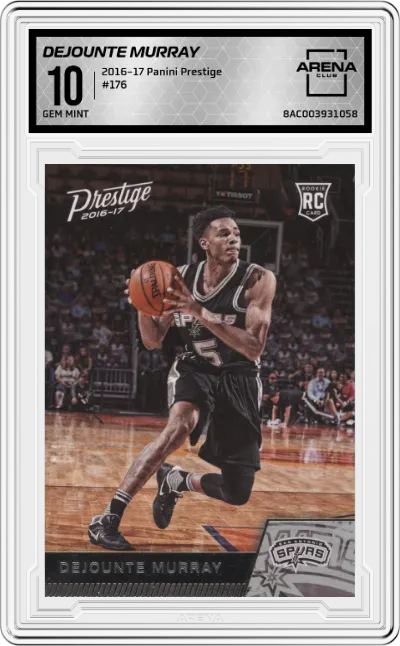 2016 Panini Prestige Dejounte Murray ARENA CLUB 10