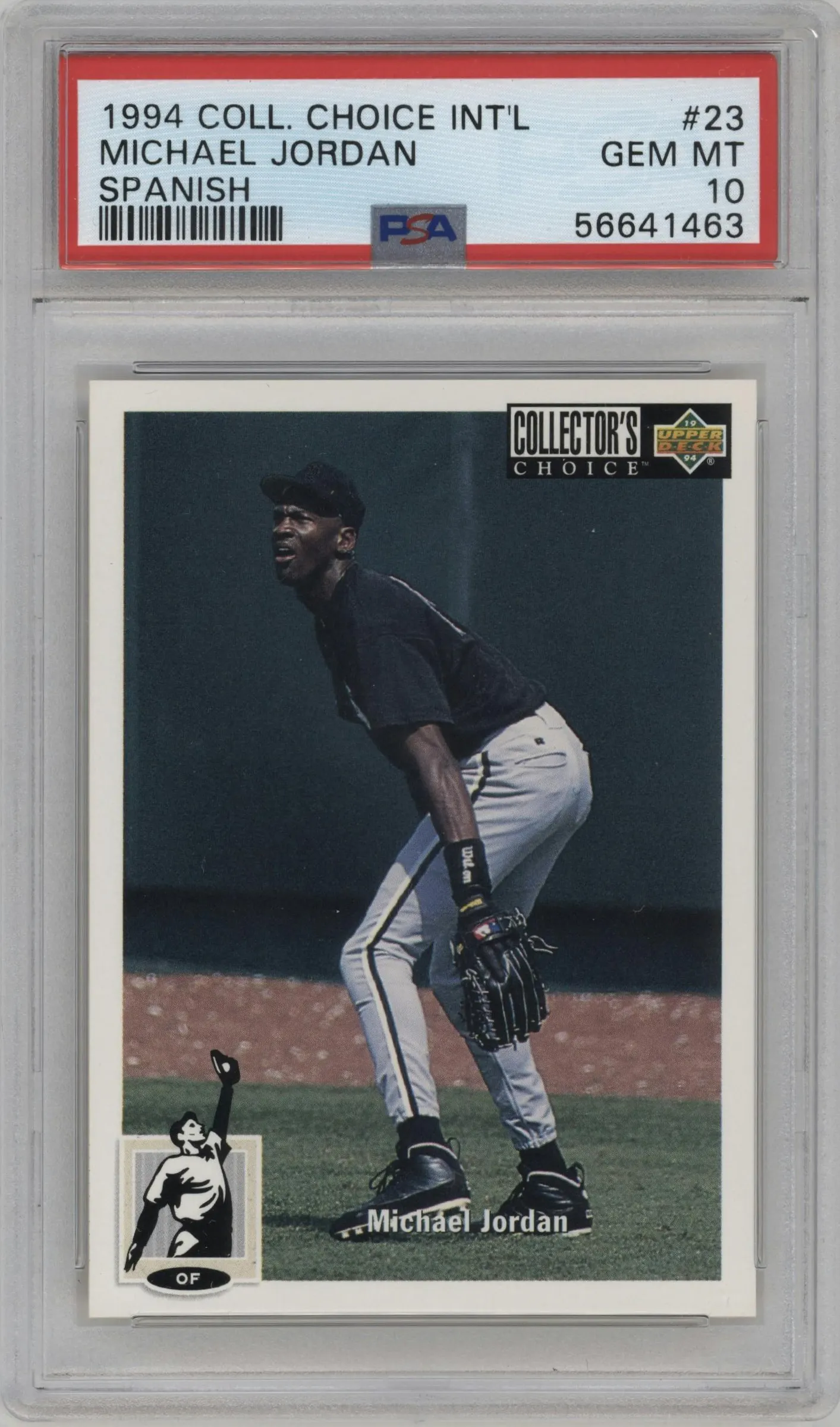 1994 Upper Deck Collector's Choice Michael Jordan Spanish #23 PSA 10