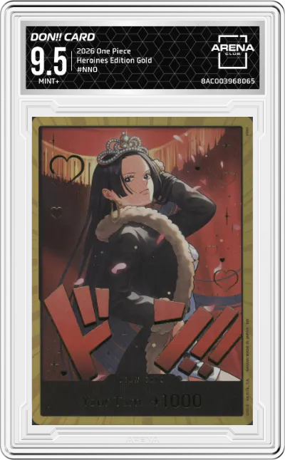 2026 One Piece Heroines Edition DON!! Card Gold #NNO ARENA CLUB 9.5