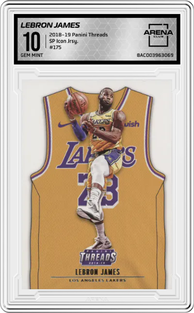 2018 Panini Threads SP Icon Jrsy. LeBron James #175 ARENA CLUB 10