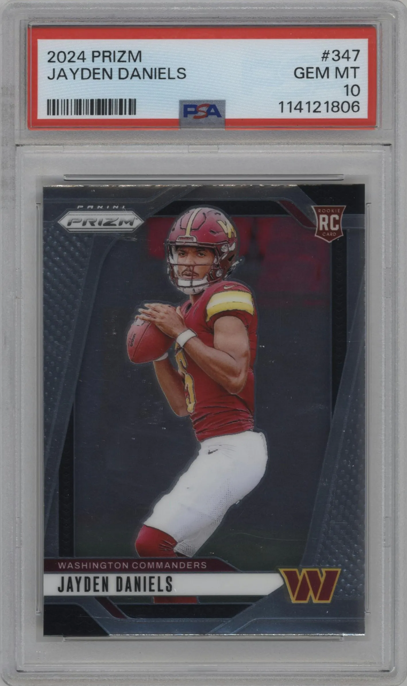 2024 Panini Prizm Jayden Daniels #347 PSA 10