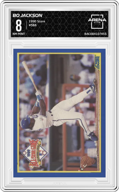 1990 Score Bo Jackson #566 ARENA CLUB 8