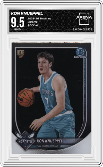 2025 Bowman Chrome Kon Knueppel #BCV-4 ARENA CLUB 9.5