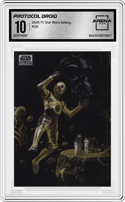 2025 Topps Chrome Star Wars Galaxy Protocol Droid ARENA CLUB 10