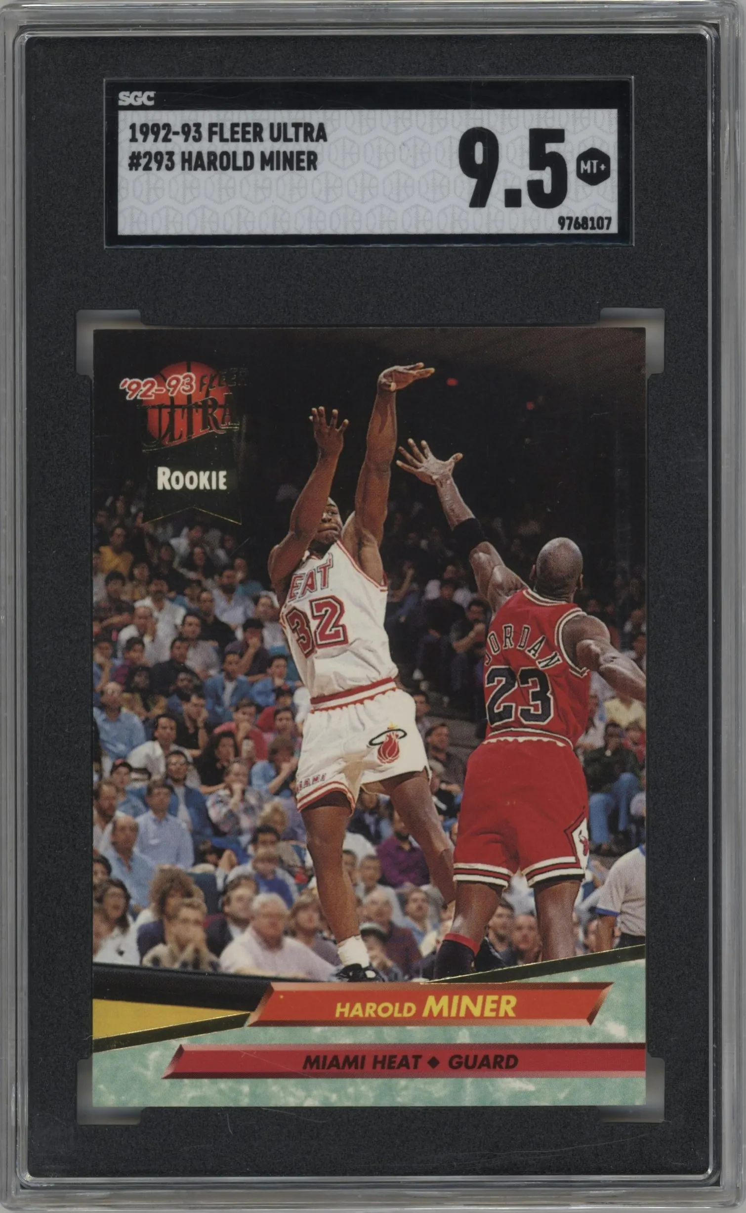 1992 Fleer Ultra Harold Miner #293 SGC 9.5