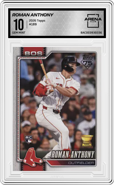 2026 Topps Roman Anthony #189 ARENA CLUB 10