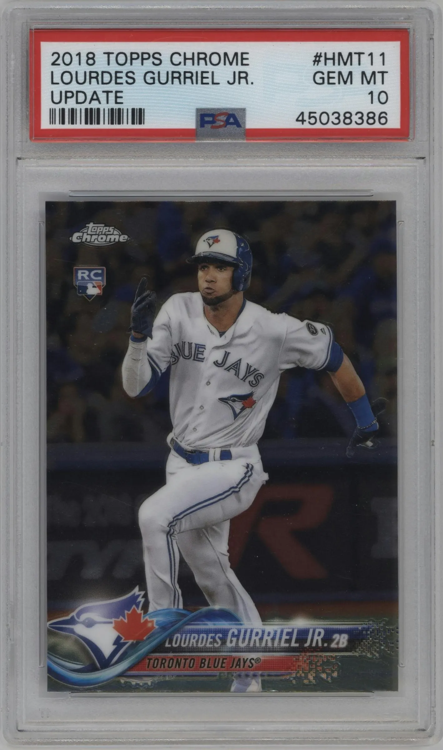 2018 Topps Chrome Update Lourdes Gurriel Jr. #HMT11 PSA 10