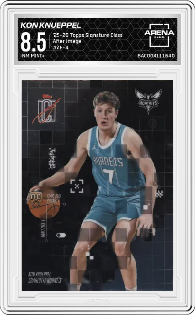 2025 2025-26 Topps Signature Class Topps Signature Class After Image Kon Knueppel #AF-4 ARENA CLUB 8.5