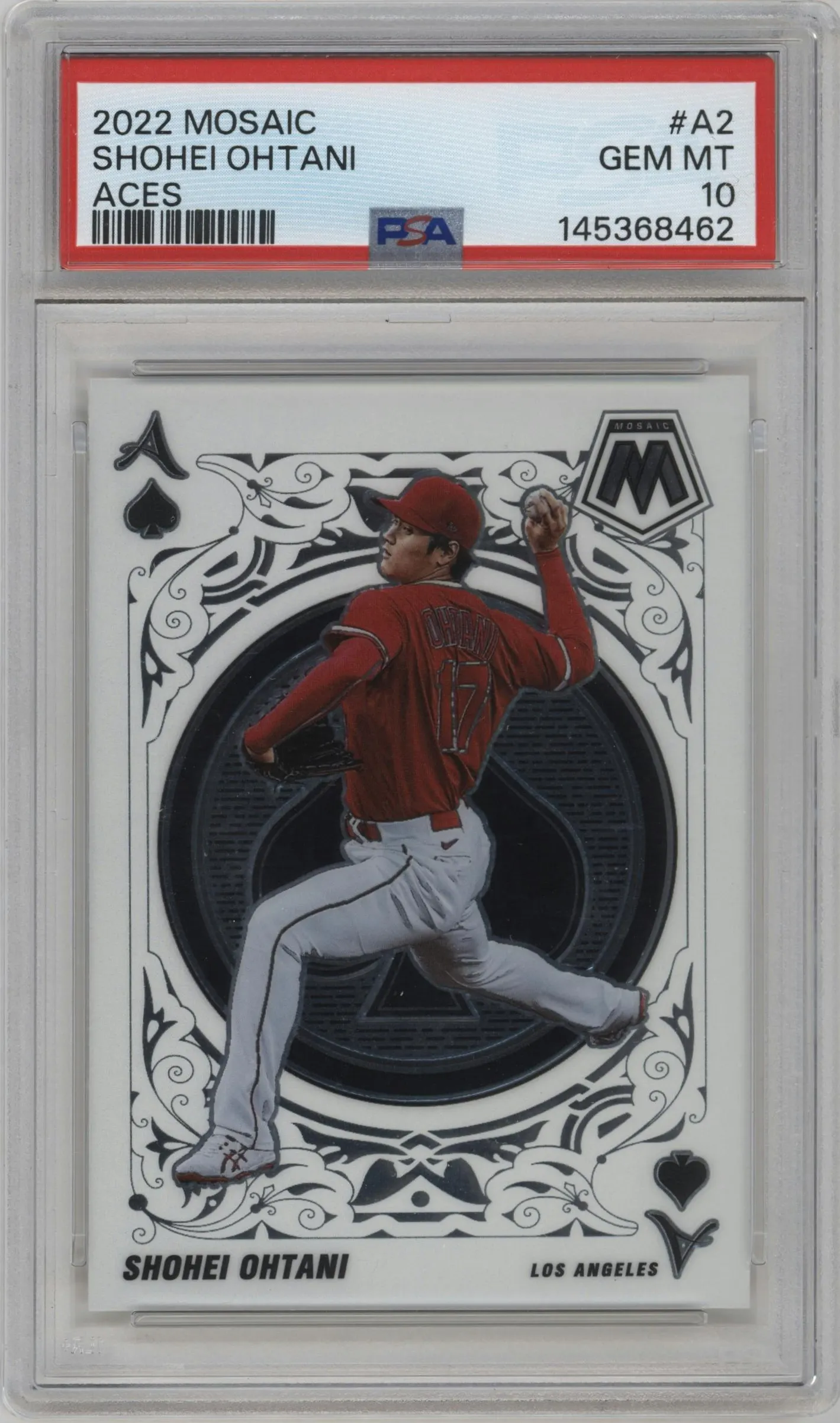 2022 Panini Mosaic Aces Shohei Ohtani #A-2 PSA 10