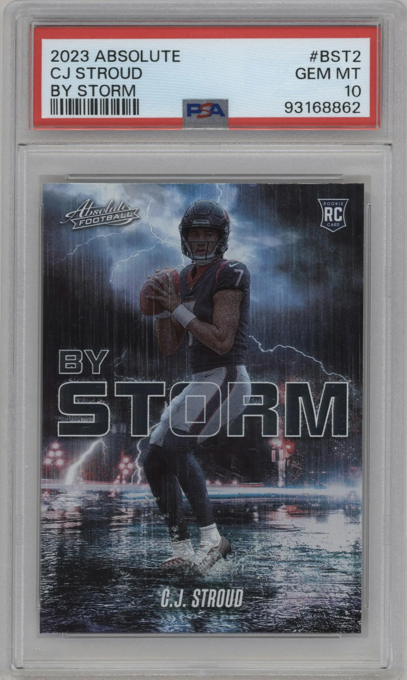 2023 Panini Absolute By Storm C.J. Stroud #BST-2 PSA 10