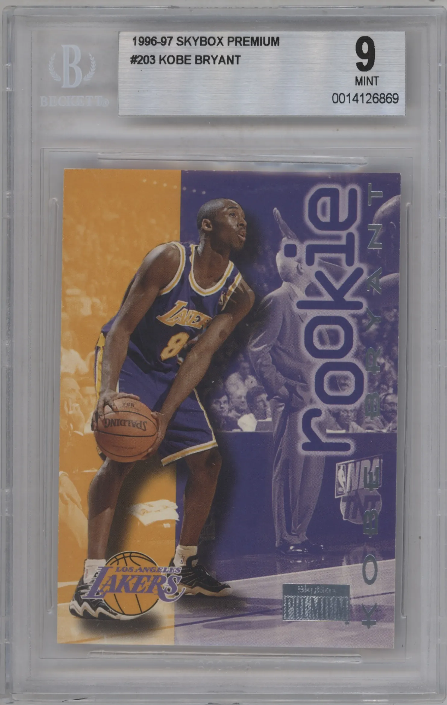 1996 Skybox Premium Kobe Bryant #203 BGS 9