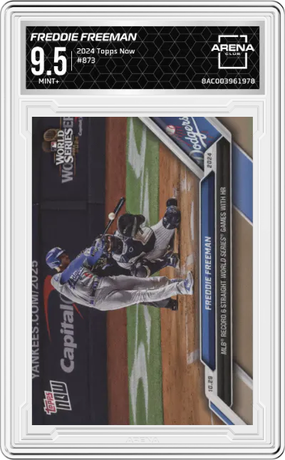 2024 Topps Now Freddie Freeman #873 ARENA CLUB 9.5