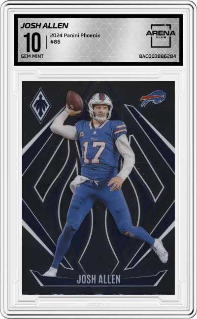 2024 Panini Phoenix Josh Allen #86 ARENA CLUB 10