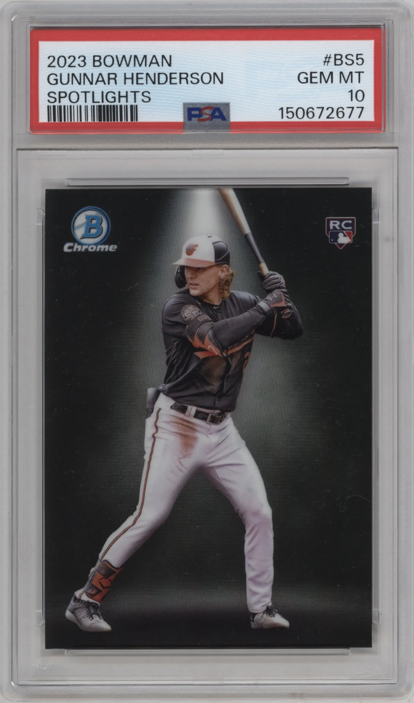 2023 Bowman Spotlights Gunnar Henderson PSA 10
