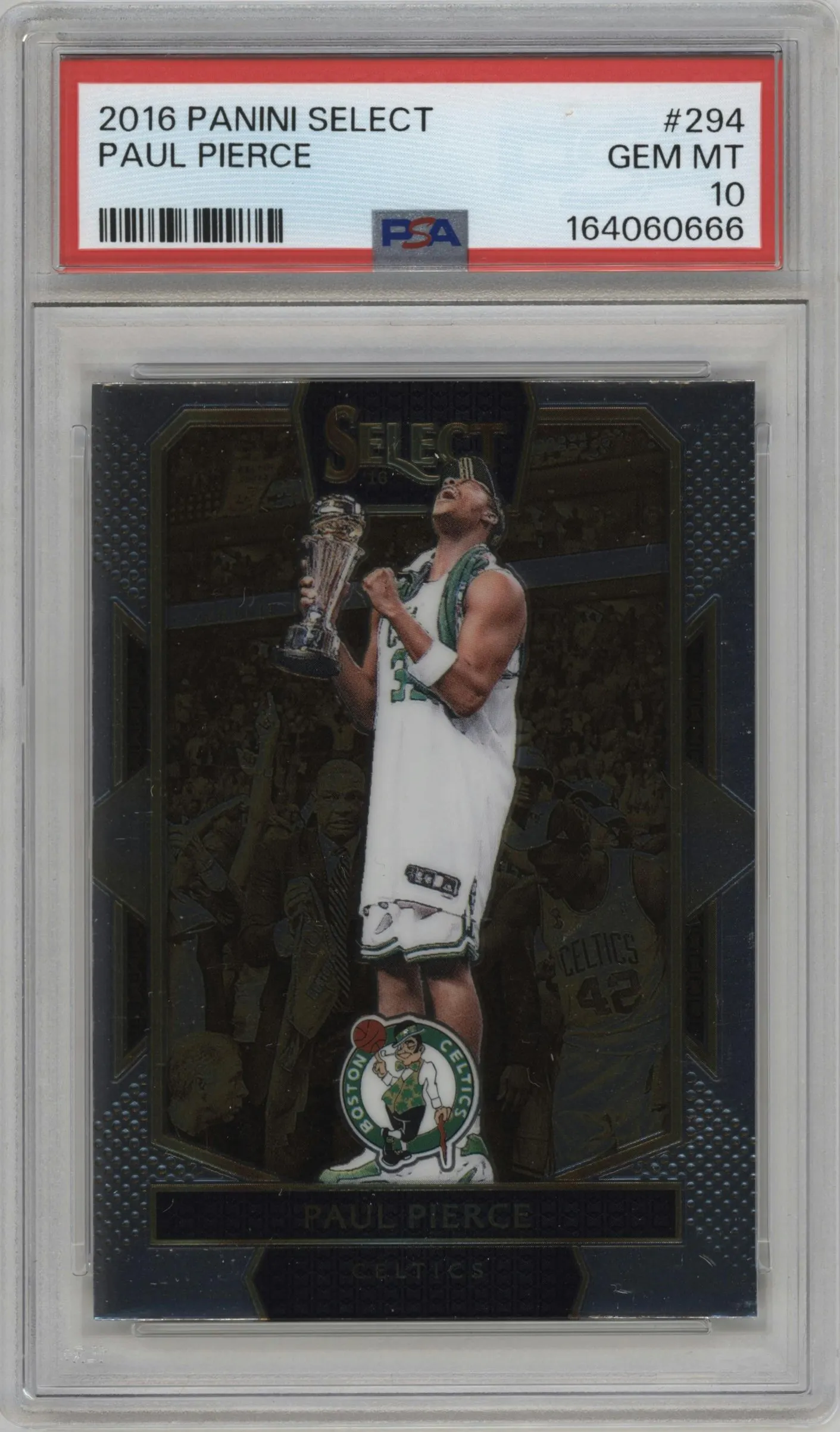 2016 Panini Select Courtside Paul Pierce #294 PSA 10