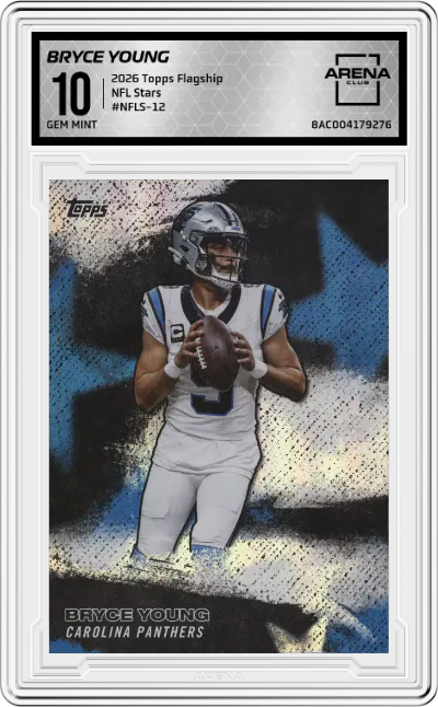 2026 Topps Flagship NFL Stars Bryce Young #NFLS-12 ARENA CLUB 10