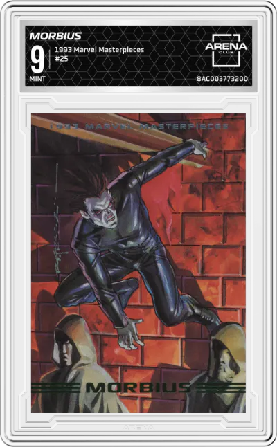 1993 SkyBox Marvel Masterpieces Morbius ARENA CLUB 9