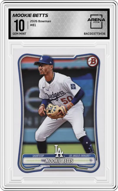 2026 Bowman Mookie Betts ARENA CLUB 10
