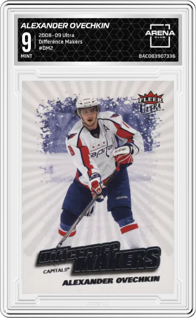 2008 Ultra Difference Makers Alexander Ovechkin ARENA CLUB 9