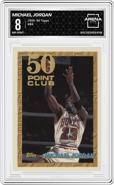 1993 Topps Michael Jordan ARENA CLUB 8