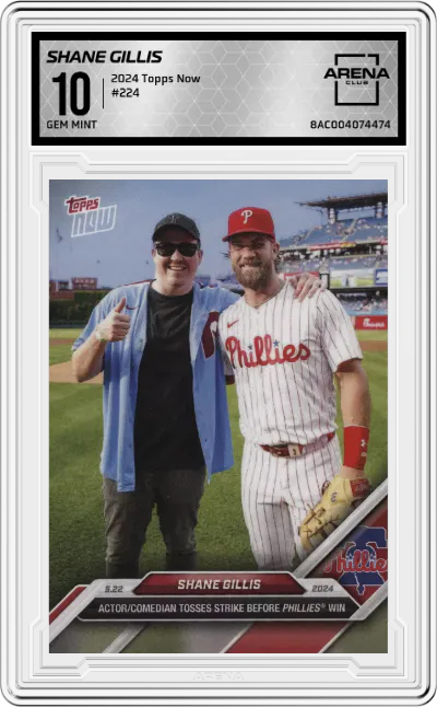 2024 Topps Now Shane Gillis #224 ARENA CLUB 10