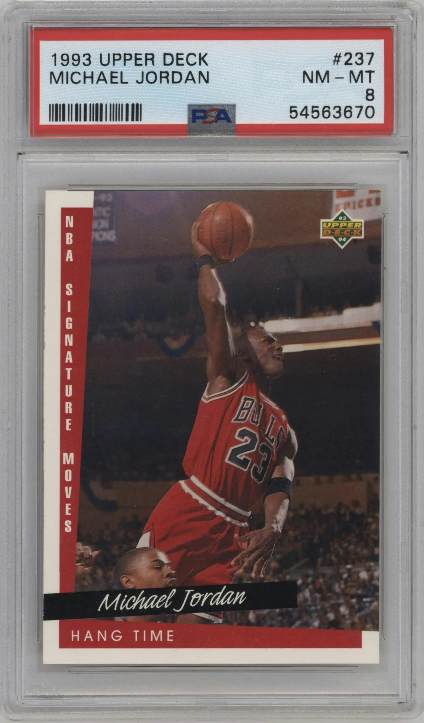 1993 Upper Deck Michael Jordan PSA 8