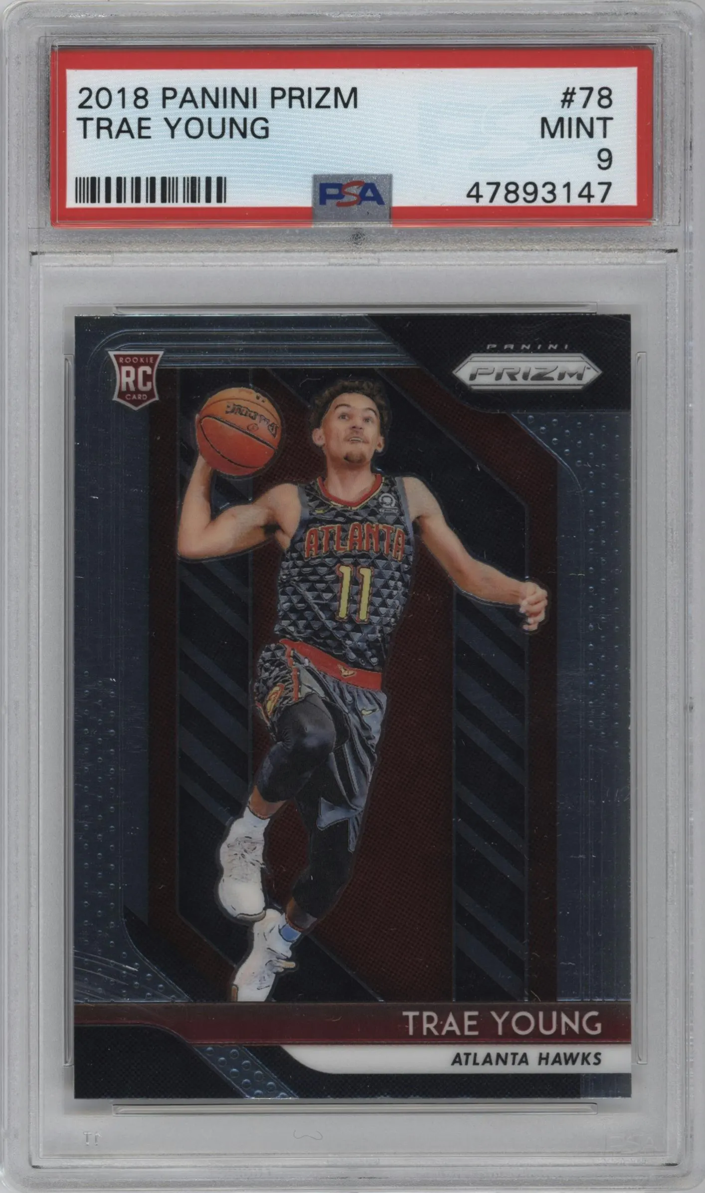 2018 Panini Prizm Trae Young #78 PSA 9