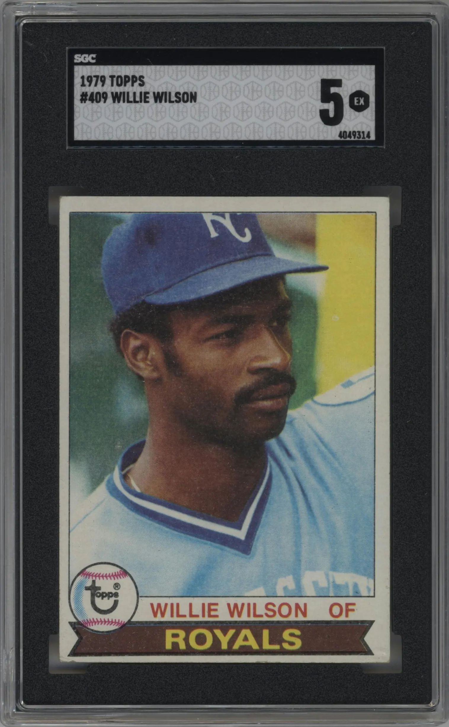 1979 Topps Willie Wilson #409 SGC 5