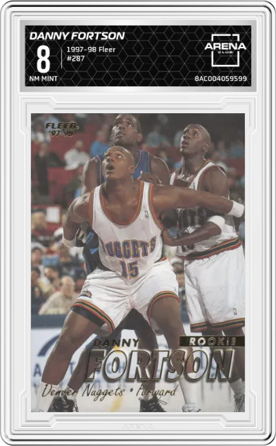 1997 Fleer Danny Fortson #287 ARENA CLUB 8