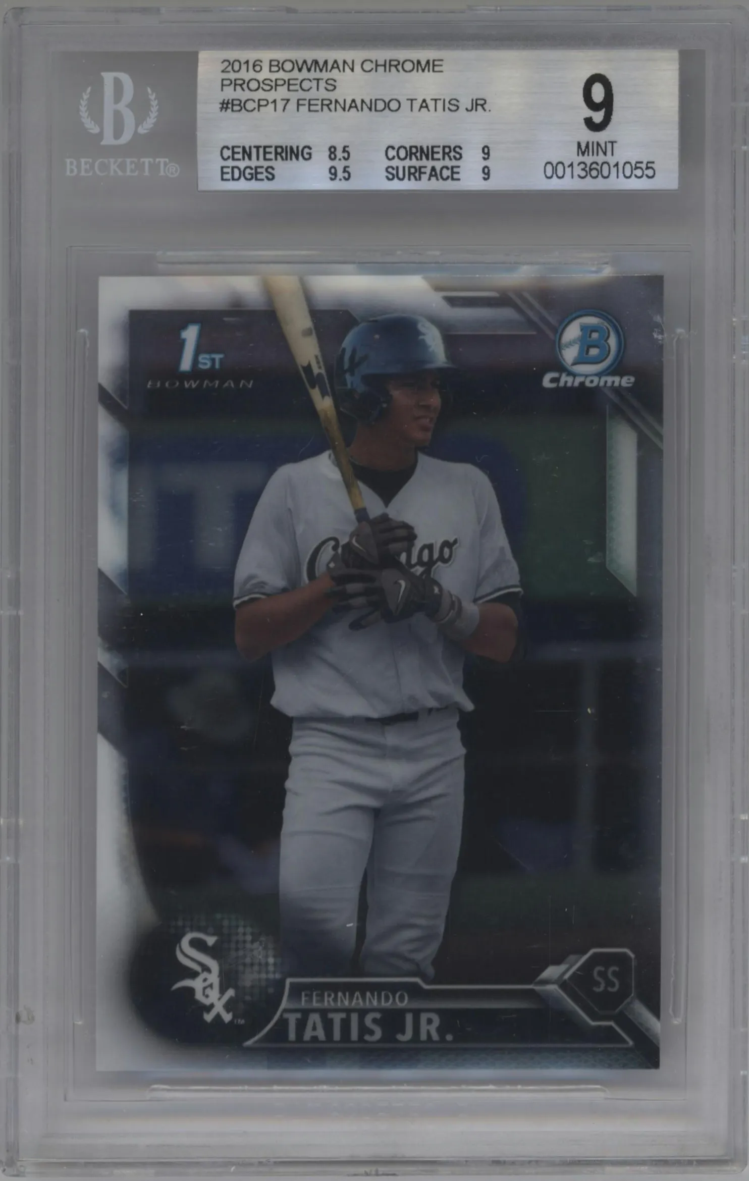 2016 Bowman Chrome Prospect Fernando Tatis Jr. #BCP17 BGS 9