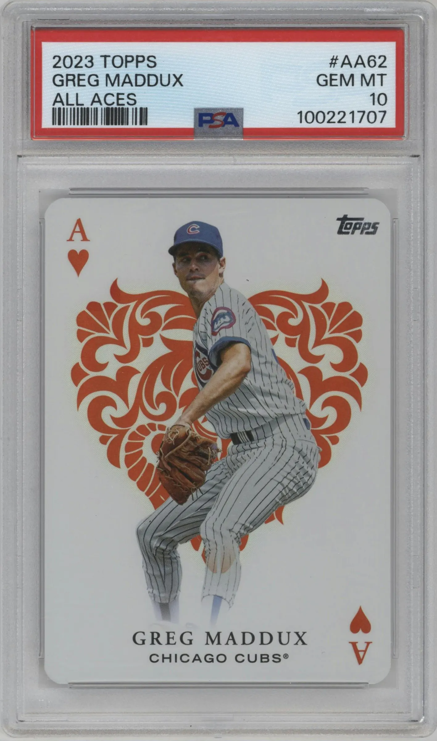 2023 Topps Update All Aces Greg Maddux #AA-62 PSA 10