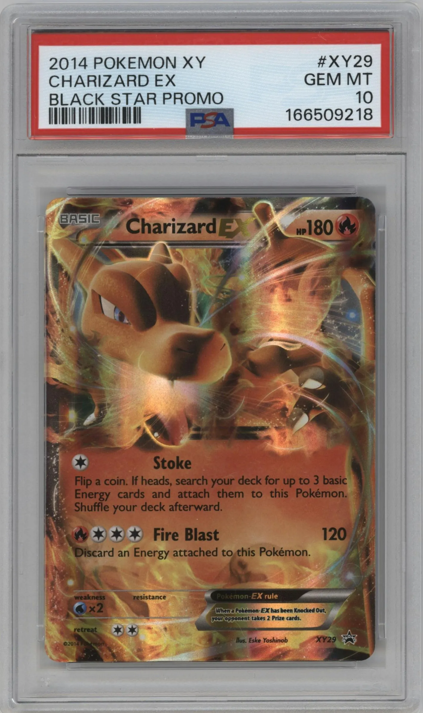 2014 Pokemon XY Charizard EX EX Power Trio Tins #XY29 PSA 10
