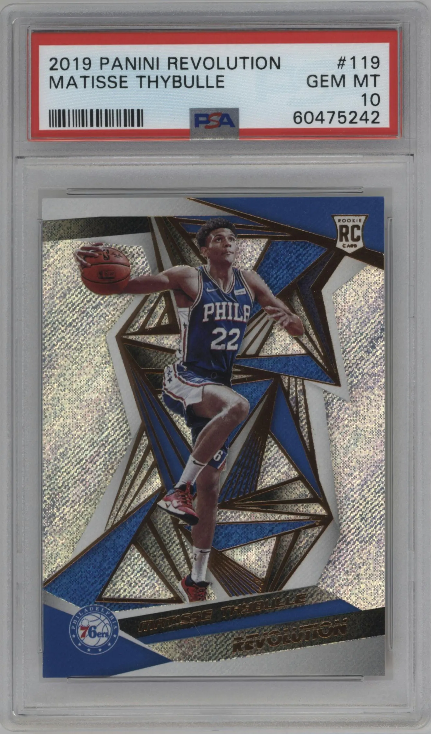 2019 Panini Revolution Matisse Thybulle #119 PSA 10