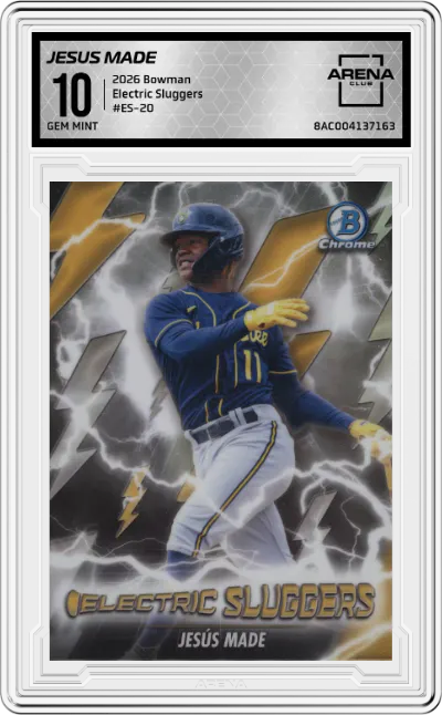 2026 Bowman Electric Sluggers Jesus Made #ES-20 ARENA CLUB 10