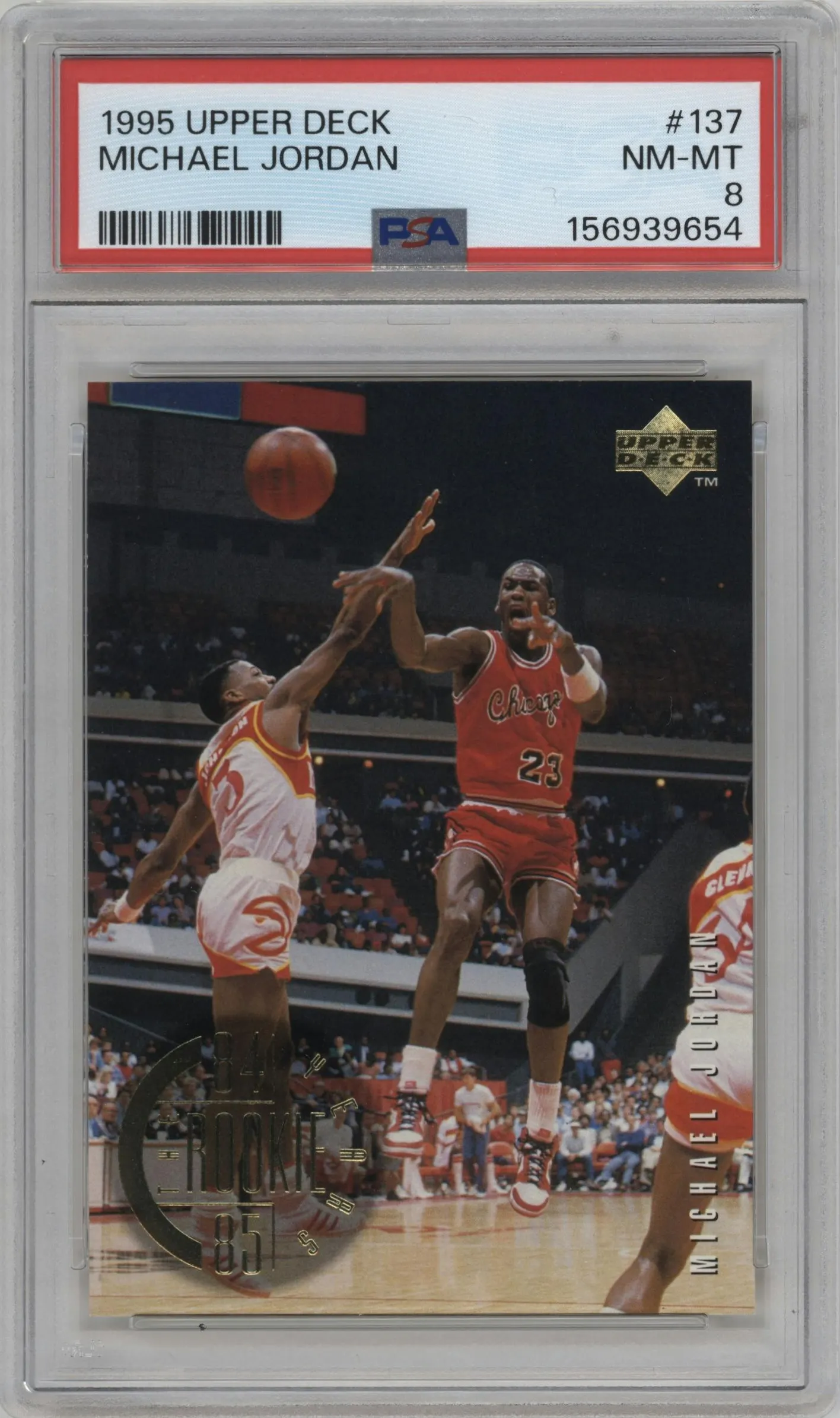 1995 Upper Deck Michael Jordan #137 PSA 8