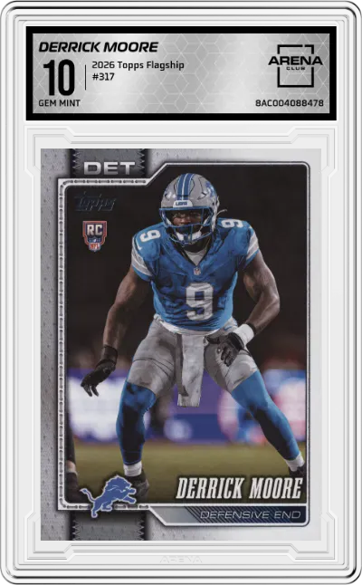 2026 Topps Flagship Derrick Moore #317 ARENA CLUB 10