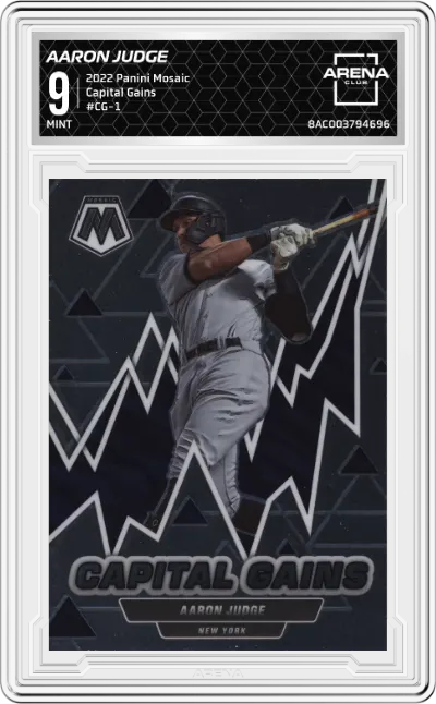 2022 Panini Mosaic Capital Gains Aaron Judge #CG-1 ARENA CLUB 9