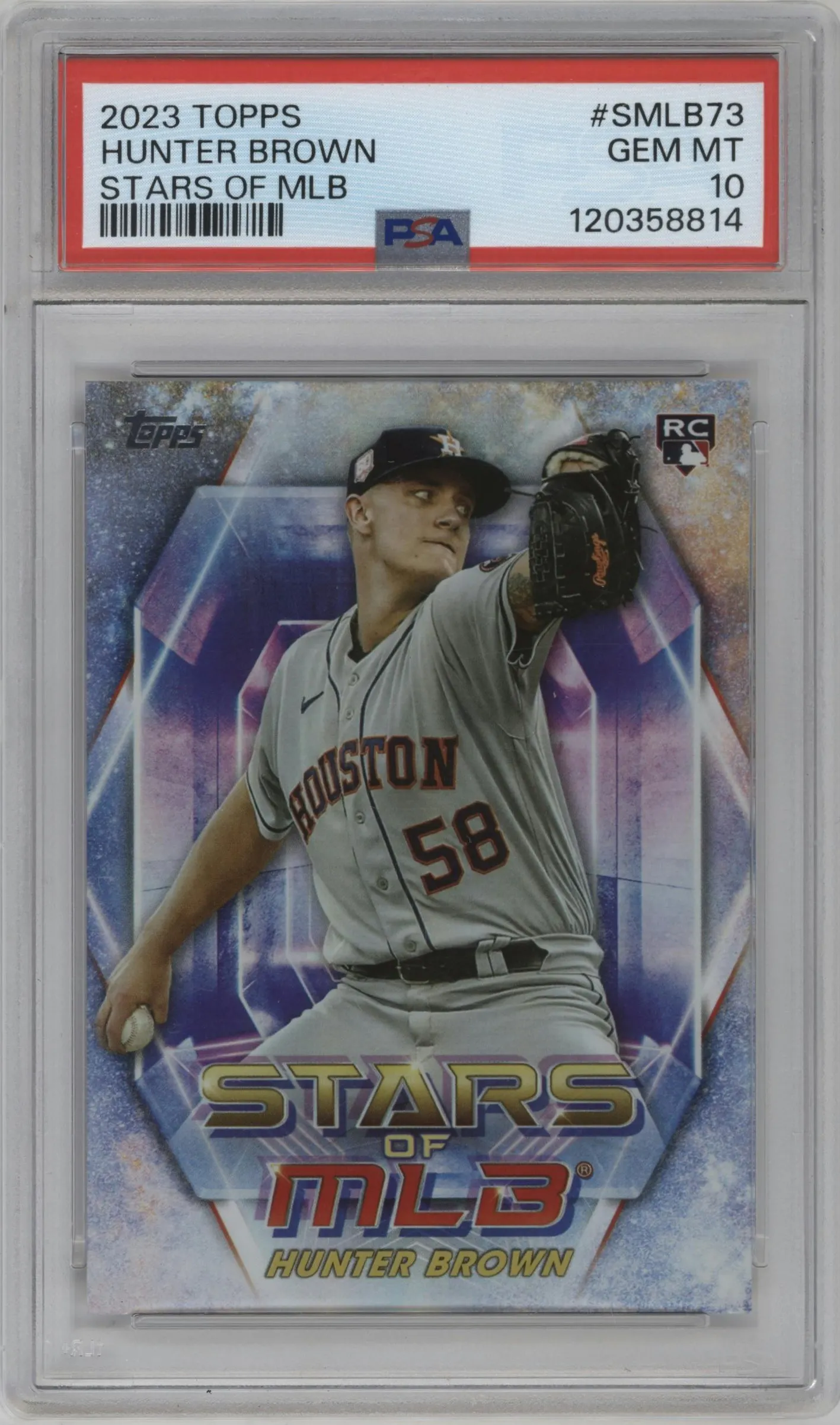 2023 Topps Update Stars of MLB Hunter Brown #SMLB-73 PSA 10