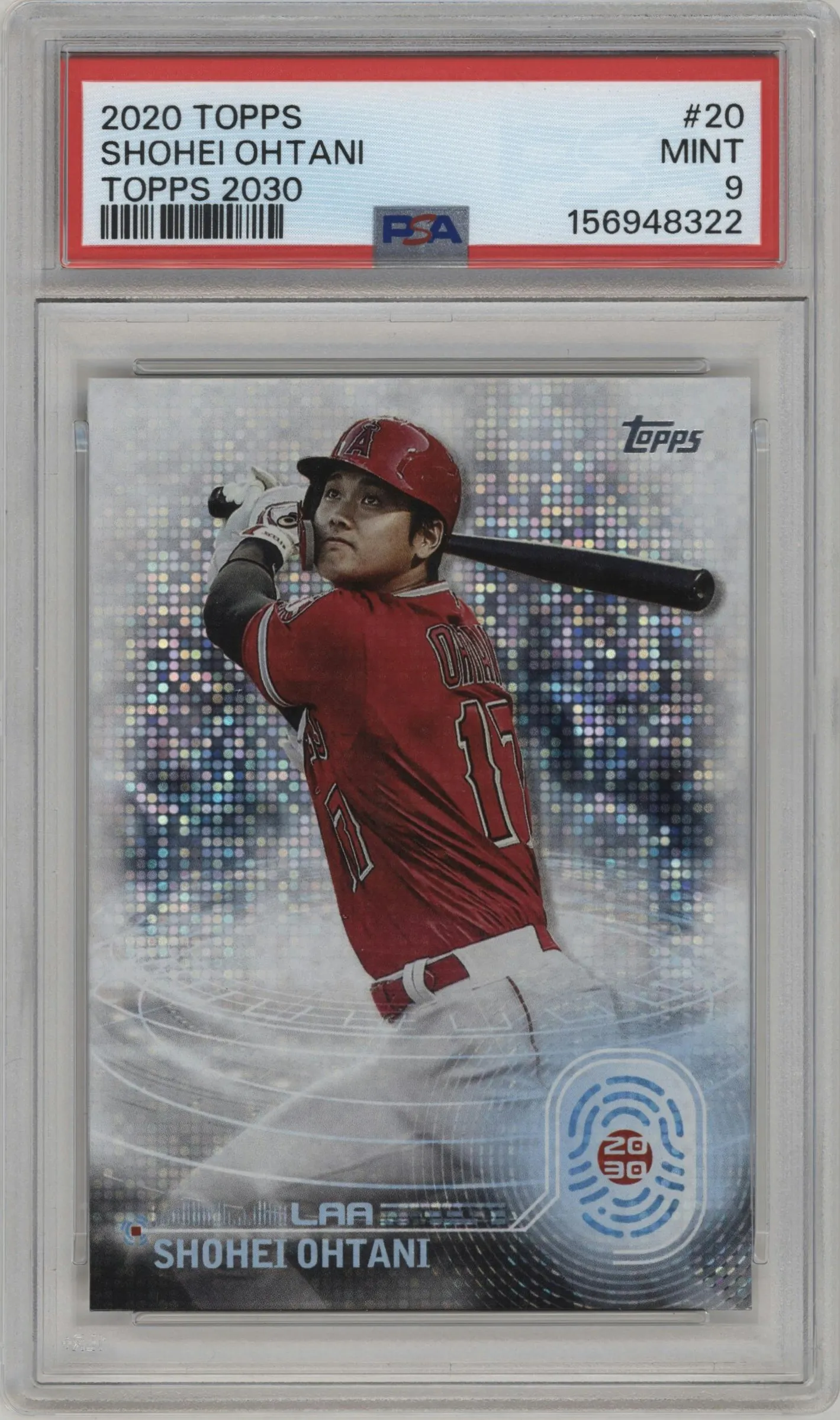 2020 Topps Series 2 Topps 2030 Shohei Ohtani #T2030-20 PSA 9