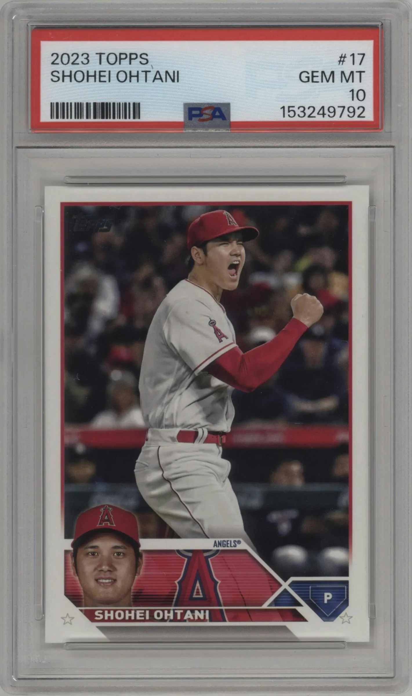 2023 Topps Series 1 Shohei Ohtani #17 PSA 10