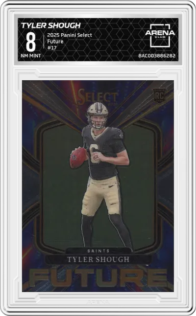 2025 Panini Select Future Tyler Shough #17 ARENA CLUB 8