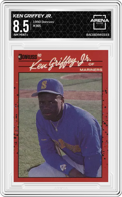 1990 Donruss Ken Griffey Jr. #365 ARENA CLUB 8.5