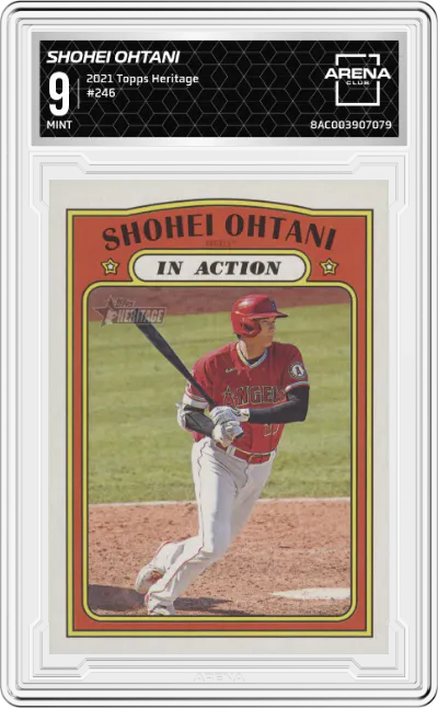 2021 Topps Heritage Shohei Ohtani #246 ARENA CLUB 9